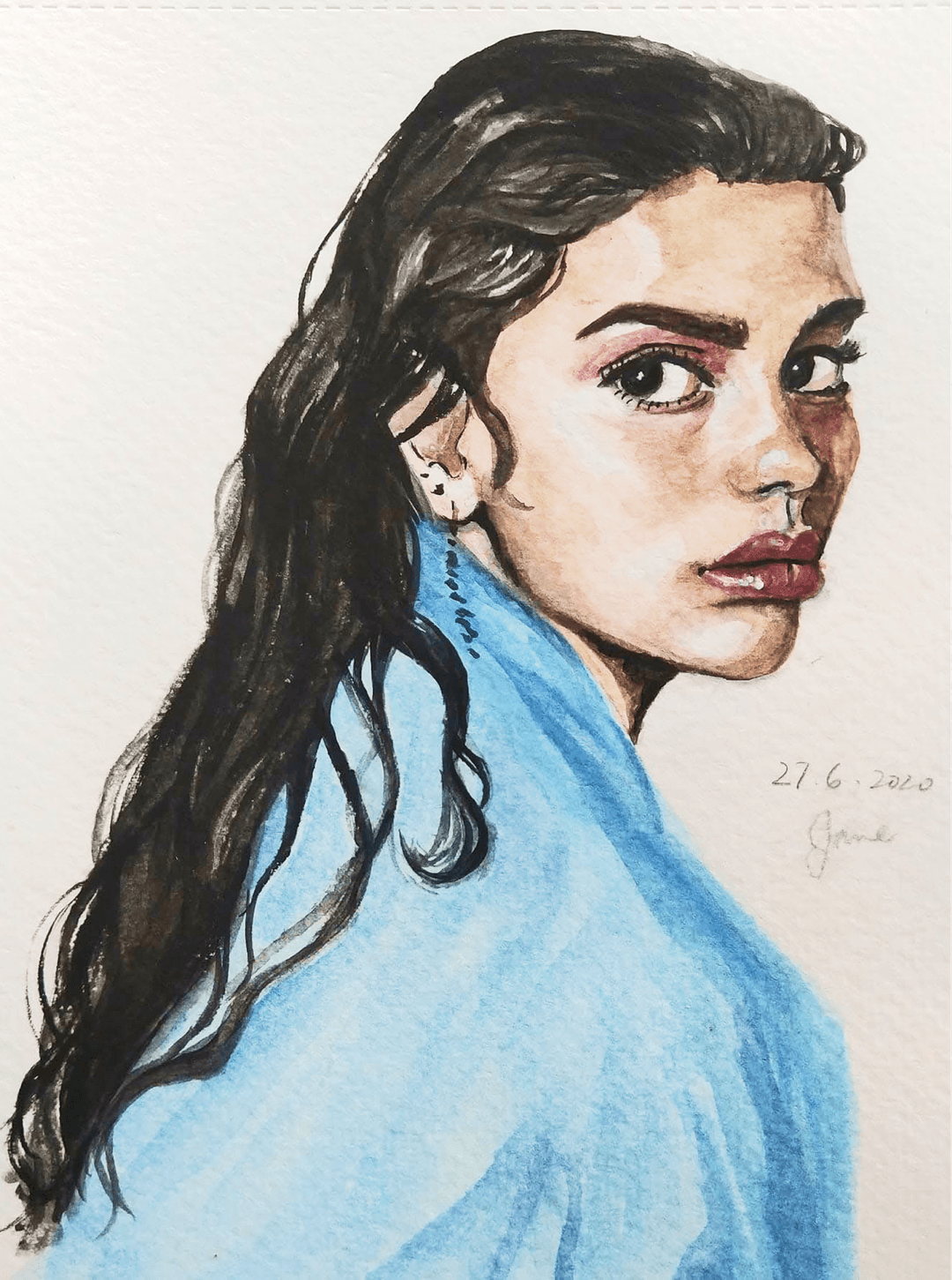 Surreal illustration with intricate patterns