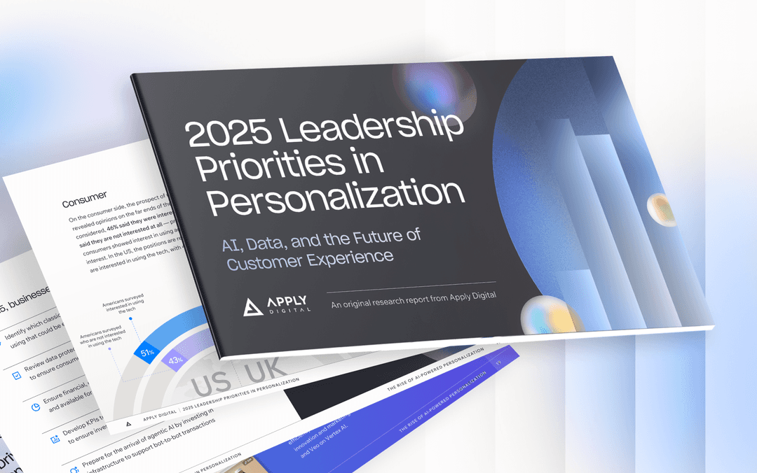 Personalization report data visualization spread